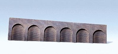 Faller Natural Stone w/Round Arch Left Slope Arcades HO Scale Model Railroad Scenery #170840