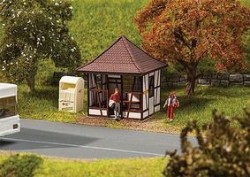Faller Upper Franconian Half-Timber Bus Shelter HO Scale Model Railroad Building #180370 Faller Upper Franconian Half-Timber Bus Shelter HO Scale Model Railroad Building #180370