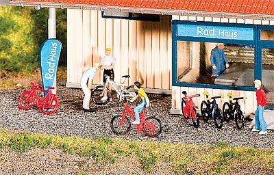 Woodland Scenics A1904 HO Train Figures Bicycle Buddies 