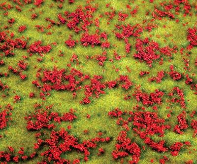 Faller Flowering Meadow (red) Ground Cover Model Railroad Grass Earth #180460