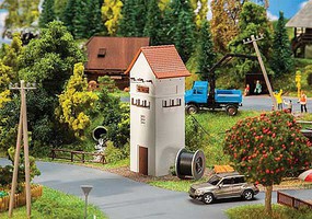 Faller Stucco Transformer House Substation Kit 1-3/4 x 1-5/8 x 4-3/16'' 4.4 x 4.1 x 10.7cm Faller Stucco Transformer House Substation Kit 1-3/4 x 1-5/8 x 4-3/16'' 4.4 x 4.1 x 10.7cm