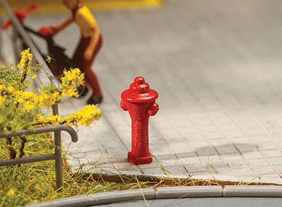 Faller Fire Hydrants (10) HO Scale Model Railroad Road Accessory #180912