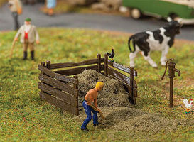 Faller Manure Heap Pile w/ Bin HO Scale Model Railroad Building Accessory #180920 Faller Manure Heap Pile w/ Bin HO Scale Model Railroad Building Accessory #180920