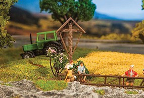 Faller 2 Wayside Crosses w/Bench Faller 2 Wayside Crosses w/Bench