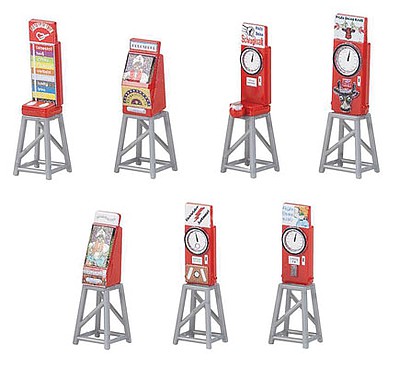 Faller Funfair Slot Machines (7) HO Scale Model Railroad Building Accessory #180946