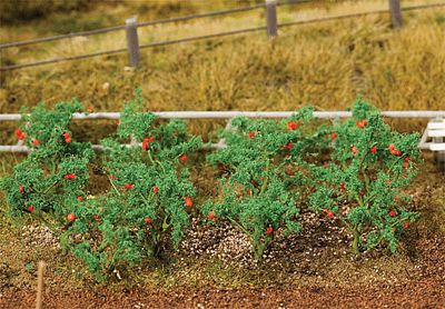 Faller Tomato Plants (18) HO Scale Model Railroad Scenery #181259