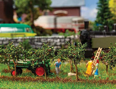 Faller Small Apple Trees (10) HO Scale Model Railroad Building Accessory #181359
