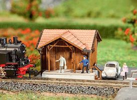 Faller Hellengerst Wayside Wood Station Kit N Scale Model Railroad Building #212118 Faller Hellengerst Wayside Wood Station Kit N Scale Model Railroad Building #212118