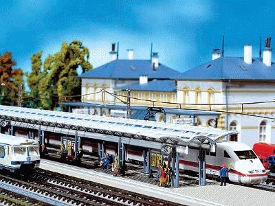Faller Intercity Express (ICE) Station Platforms N Scale Model Railroad Building #222121