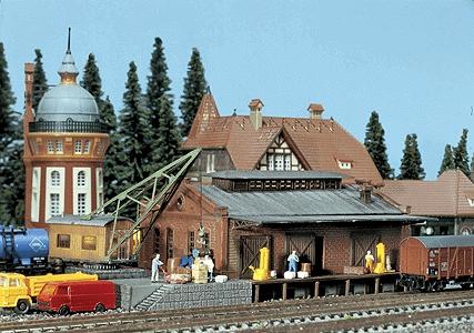 weathering model railroad buildings