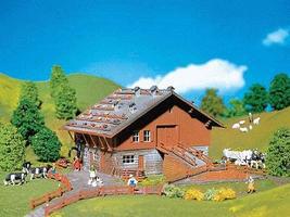 Faller Alpine Barn N Scale Model Railroad Building #232233 Faller Alpine Barn N Scale Model Railroad Building #232233
