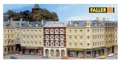 Faller Row of Town Houses Kit (2 #2267 & 1 #2269) N Scale Model Railroad Building #232266