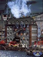 Faller Burning Tax Office with 16V AC Smoke Generator N Scale Model Railroad Building #232300 Faller Burning Tax Office with 16V AC Smoke Generator N Scale Model Railroad Building #232300