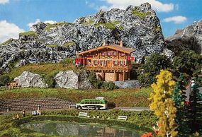 Faller Moser-Hutte Alpine Hut Weathered Kit N Scale Model Railroad Building #232356 Faller Moser-Hutte Alpine Hut Weathered Kit N Scale Model Railroad Building #232356