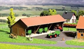 Faller Vehicle Storage Shed Kit N Scale Model Railroad Building #232365 Faller Vehicle Storage Shed Kit N Scale Model Railroad Building #232365