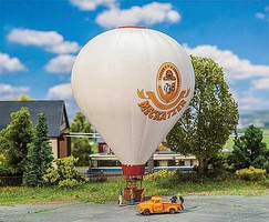 Faller Hot Air Balloon Kit Heimenkircher Meckatzer Lowenbrau Brewery (white, gold, German Lettering) N-Scale Faller Hot Air Balloon Kit Heimenkircher Meckatzer Lowenbrau Brewery (white, gold, German Lettering) N-Scale