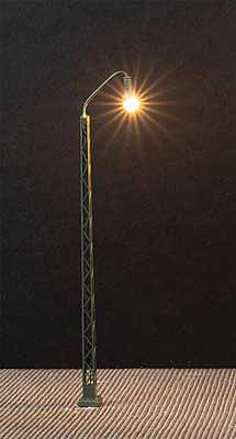 Faller LED Lattice Mast Street Light (3) N Scale Model Railroad Street Light #272124