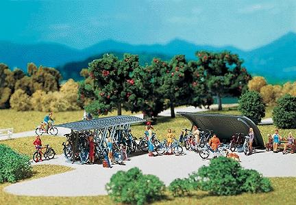 Faller Bicycle Stands N Scale Model Railroad Building #272535