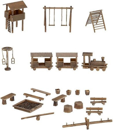 Faller Adventure Playground Kit N Scale Model Railroad Accessory #272568