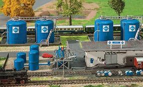 Faller Aral Tank Farm Kit Z Scale Model Railroad Accessory #282747 Faller Aral Tank Farm Kit Z Scale Model Railroad Accessory #282747