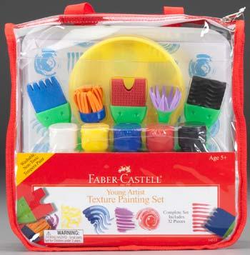 Faber-Castell Young Artist Texture Painting Set