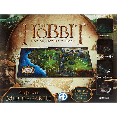4D-Cityscape 4D Hobbit Middle Earth 4D Jigsaw Puzzle #51100