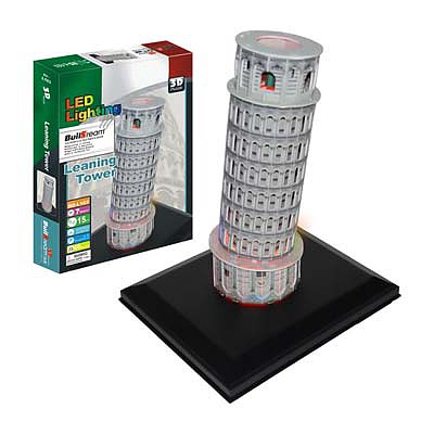 Firefox Leaning Tower of Pisa with Light 15pcs 3D Jigsaw Puzzle #bd-l103
