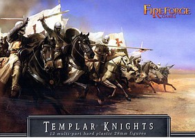 Fireforge 28mm Templar Knights Cavalry (12 Mtd) Plastic Model Fantasy Figure Kit #g2