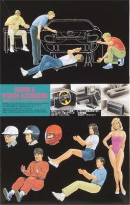 Fujimi Mechanic, Driver and Car Accessories Plastic Model Vehicle Kit 1/24 Scale #11040