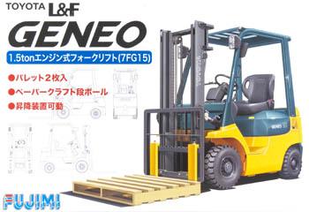 Fujimi Toyota Forklift L & F Geneo Plastic Model Vehicle Kit 1/32 Scale #11684