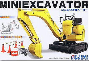 Fujimi Mini Escavator Plastic Model Tractor Kit 1/32 Scale #1177