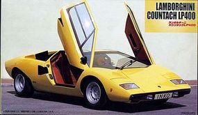 Lamborghini Countach LP400 Sports Car Plastic Model Car Kit 1/24 Scale #12210