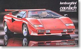 Fujimi Lamborghini Countach 5000 Quattorovalvole Plastic Model Car Kit 1/24 Scale #12552 Fujimi Lamborghini Countach 5000 Quattorovalvole Plastic Model Car Kit 1/24 Scale #12552