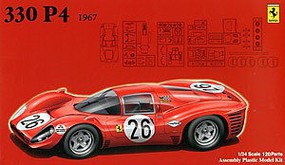 Fujimi 1967 Ferrari 330P4 Race Car Plastic Model Car Kit 1/24 Scale #12575 Fujimi 1967 Ferrari 330P4 Race Car Plastic Model Car Kit 1/24 Scale #12575