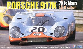 Fujimi Porsche 917K Gulf Color 1970 LeMans Race Car Plastic Model Car Kit 1/24 Scale #12613 Fujimi Porsche 917K Gulf Color 1970 LeMans Race Car Plastic Model Car Kit 1/24 Scale #12613