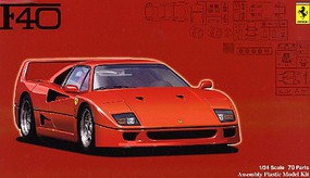 Fujimi Ferrari F40 Sports Car Plastic Model Car Kit 1/24 Scale #12625 Fujimi Ferrari F40 Sports Car Plastic Model Car Kit 1/24 Scale #12625