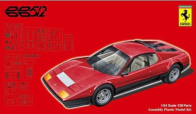 Fujimi Ferrari 512BB Sports Car Plastic Model Car Kit 1/24 Scale #12632