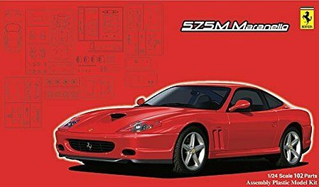Fujimi 1/24 Ferrari 575M Maranello Sports Car