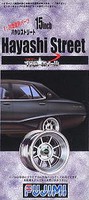 Fujimi Hayashi Street 15'' Tire & Wheel Set (4) Plastic Model Tire Wheel 1/24 Scale #19275 Fujimi Hayashi Street 15'' Tire & Wheel Set (4) Plastic Model Tire Wheel 1/24 Scale #19275
