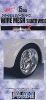 Fujimi Silver Wide Wire Mesh 15'' Tire & Wheel Set (4) Plastic Model Tire Wheel 1/24 #1928 Fujimi Silver Wide Wire Mesh 15'' Tire & Wheel Set (4) Plastic Model Tire Wheel 1/24 #1928