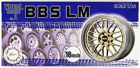 Fujimi 1/24 BBS LM 18 Tire & Wheel Set Fujimi 1/24 BBS LM 18 Tire & Wheel Set