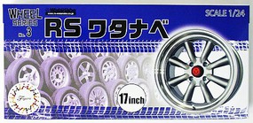 Fujimi 1/24 RS Watanabe 17 Tire & Wheel Set Fujimi 1/24 RS Watanabe 17 Tire & Wheel Set