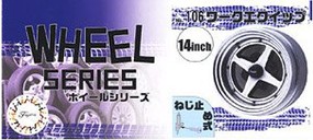 Fujimi 1/24 Work Equip 14 Tire & Wheel Set (4) Fujimi 1/24 Work Equip 14 Tire & Wheel Set (4)
