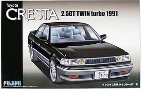 Fujimi 1991 Toyota Cresta 2.5GT Twin Turbo 4-Door Plastic Model Car Vehicle Kit 1/24 Scale #3957