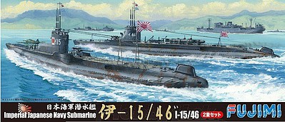 Fujimi IJN I15/46 Submarine Waterline Plastic Model Military Ship Kit 1/700 Scale #40126