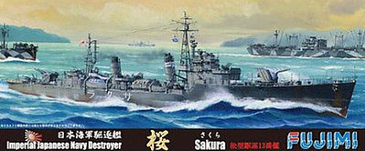 Fujimi IJN Sakura Destroyer Waterline Plastic Model Military Ship Kit 1/700 Scale #40128