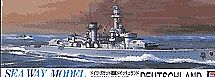 Fujimi Battleship Deutschland Waterline Plastic Model Military Ship Kit 1/700 Scale #42129