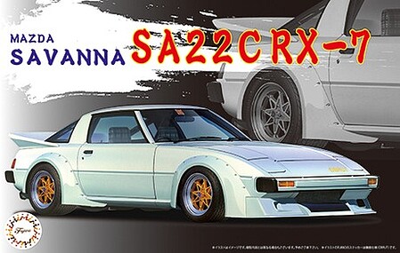 Fujimi Mazda Savanna (SA22C) RX7 Sports Car Plastic Model Car Kit 1/24 Scale #4617