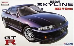 Fujimi 1995 Nissan R33 Skyline GT-R 2-Door Car Plastic Model Car Kit 1/24 Scale #4627
