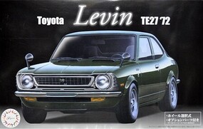 Fujimi 1972 Toyota Corolla TE27 Levin 2-Door Car Plastic Model Car Vehicle Kit 1/24 Scale #4644